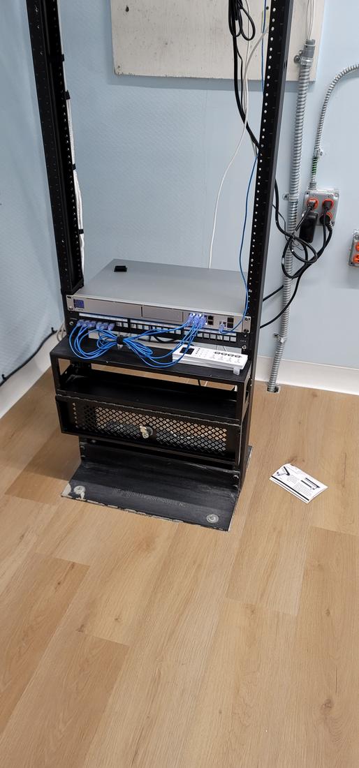 Ubiquiti UniFi gateway and patch panel